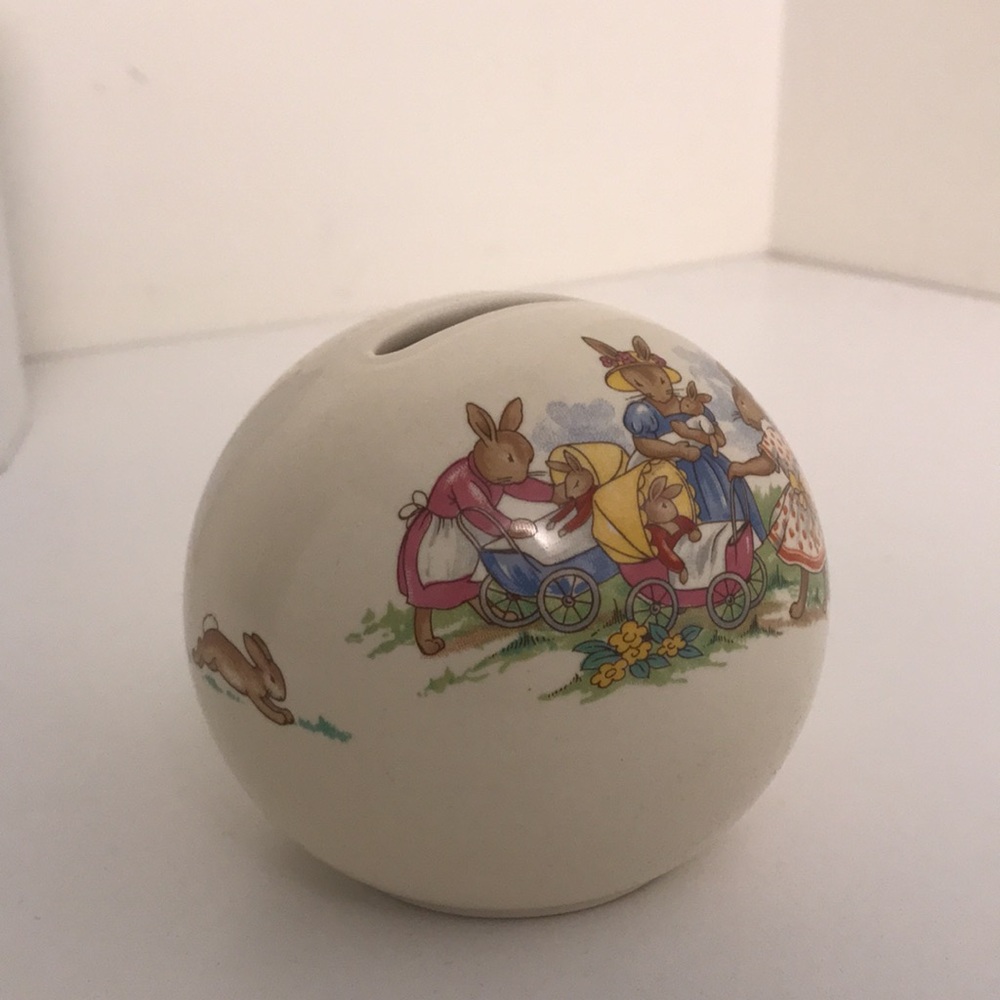 Royal Doultan Bunnykin’s Round Bank - Picture 2 of 11